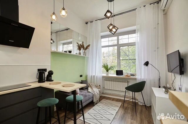 

Квартира-студия, 23 м², 2 кровати