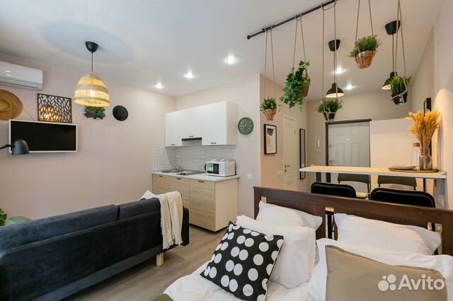 

Квартира-студия, 27 м², 1 кровать
