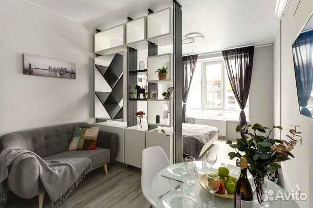 

Квартира-студия, 32 м², 1 кровать
