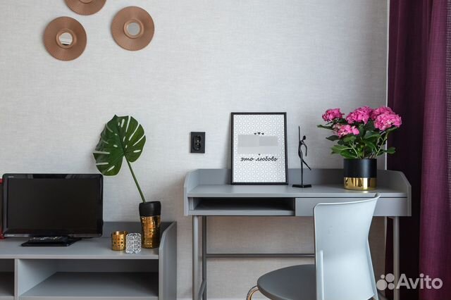 

1-к. квартира, 30 м², 2 кровати