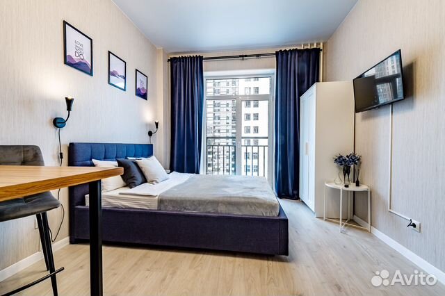 

Квартира-студия в апарт-отеле, 23 м², 1 кровать