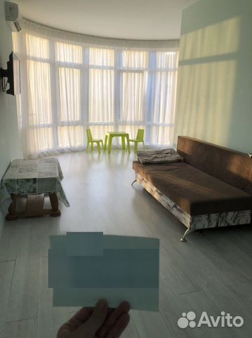 

Квартира-студия, 44 м², 3 кровати