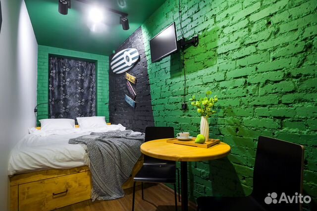 

Квартира-студия в апарт-отеле, 12 м², 1 кровать