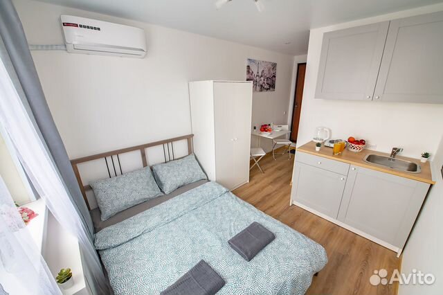

Квартира-студия, 10 м², 1 кровать