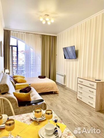 

Квартира-студия, 28 м², 1 кровать