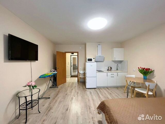 

Квартира-студия, 29 м², 2 кровати