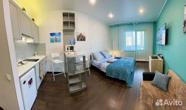 

Квартира-студия, 30 м², 2 кровати