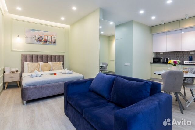 

Квартира-студия, 34 м², 3 кровати