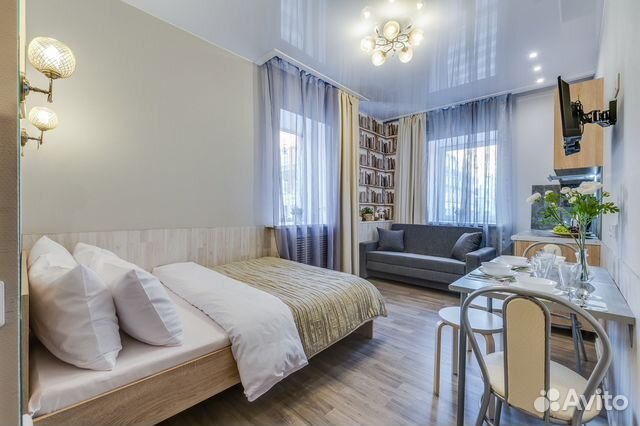 

Квартира-студия, 20 м², 2 кровати
