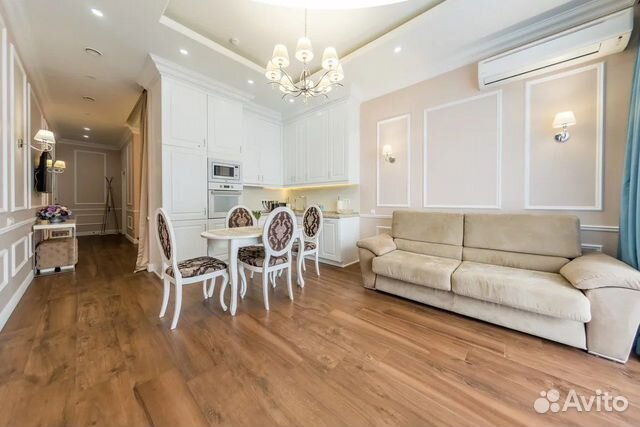 

Квартира-студия, 45 м², 2 кровати