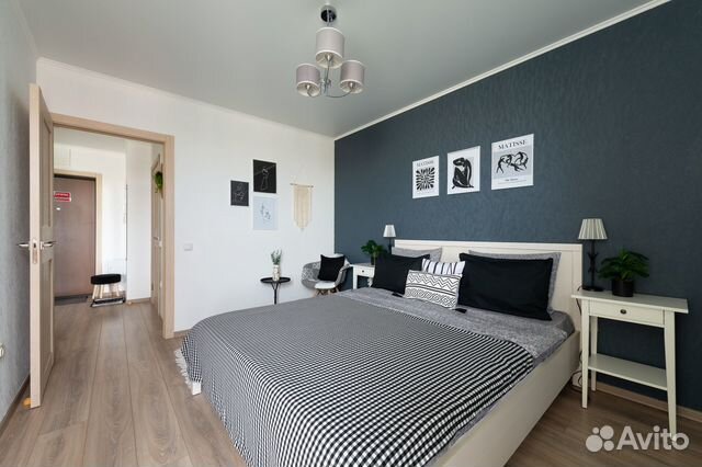 

1-к. квартира, 40 м², 2 кровати