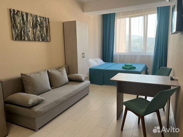 

Квартира-студия, 30 м², 2 кровати