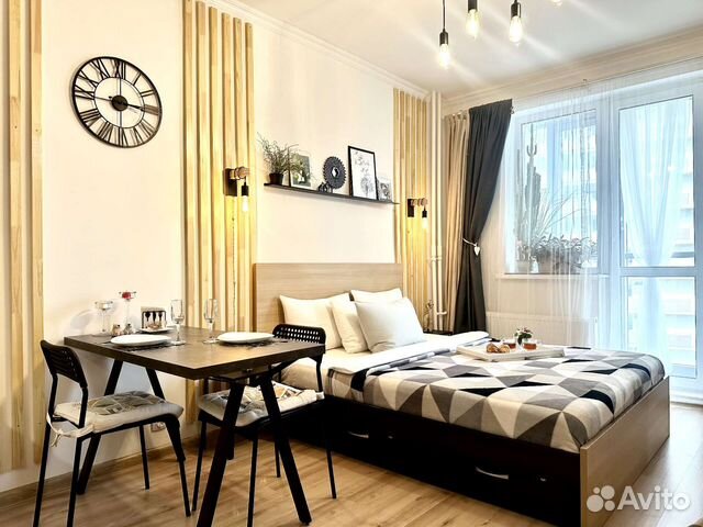 

Квартира-студия, 26 м², 2 кровати