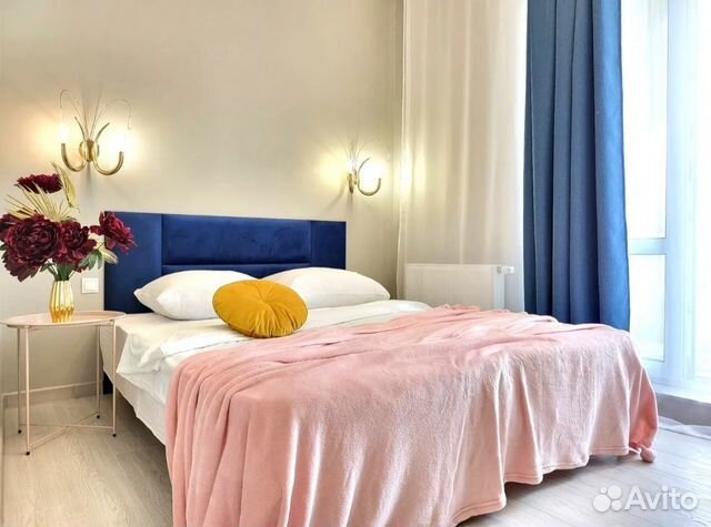 

1-к. квартира, 38 м², 2 кровати