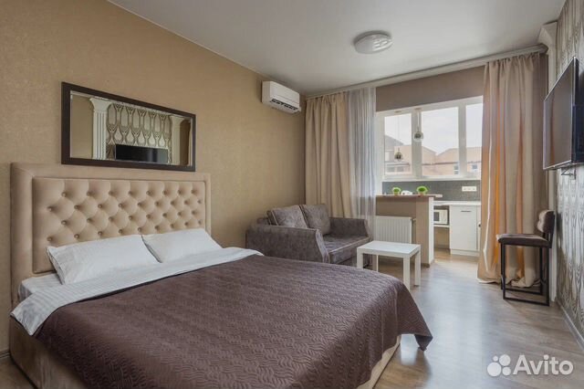 

Квартира-студия, 27 м², 2 кровати