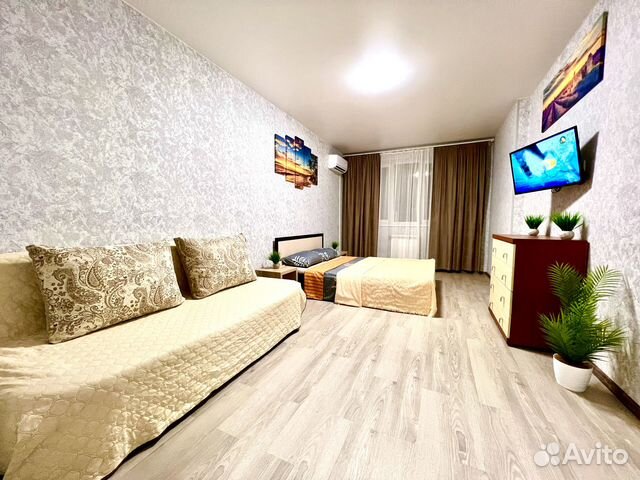 

1-к. квартира, 50 м², 2 кровати