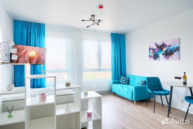 

Квартира-студия, 25 м², 2 кровати