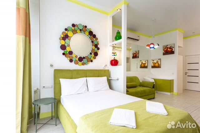 

Квартира-студия, 35 м², 2 кровати