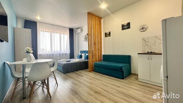 

Квартира-студия, 34 м², 1 кровать