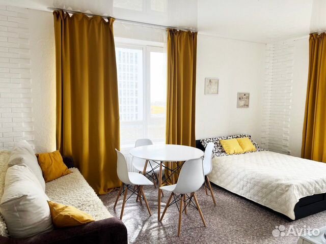 

Квартира-студия, 35 м², 1 кровать