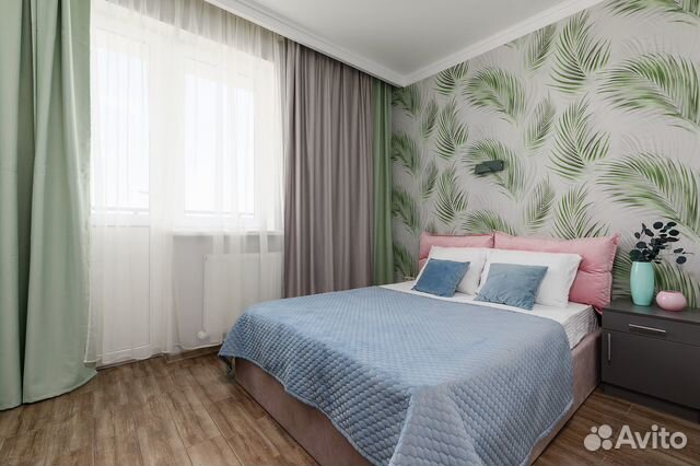 

1-к. квартира, 34 м², 2 кровати
