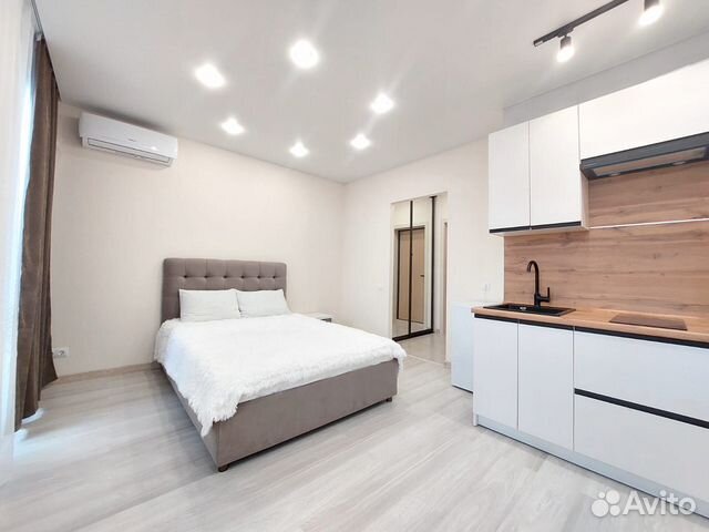 

Квартира-студия, 38 м², 1 кровать