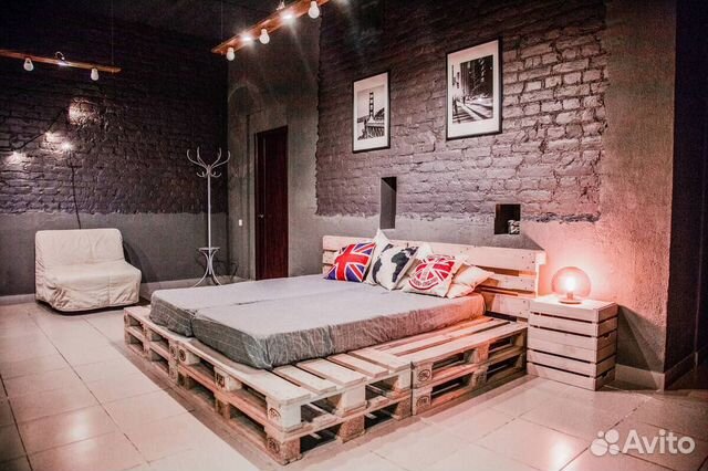 

Квартира-студия, 65 м², 6 кроватей