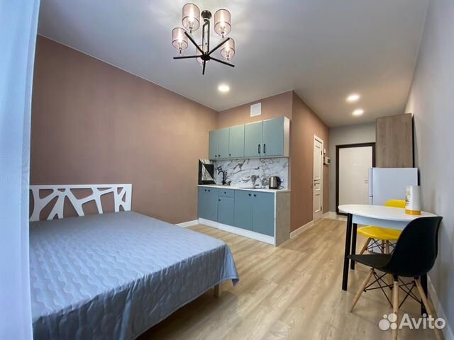 

Квартира-студия, 28 м², 1 кровать