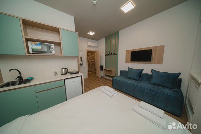 

Квартира-студия в апарт-отеле, 16,4 м², 2 кровати