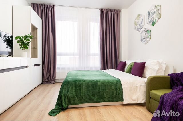 

Квартира-студия, 22 м², 2 кровати