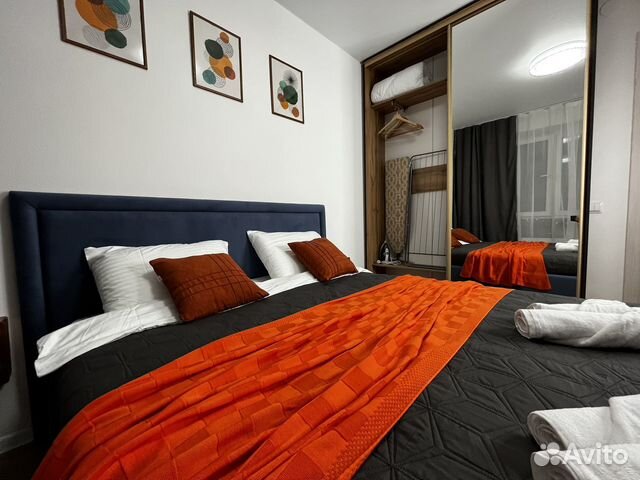 

1-к. квартира, 40 м², 2 кровати