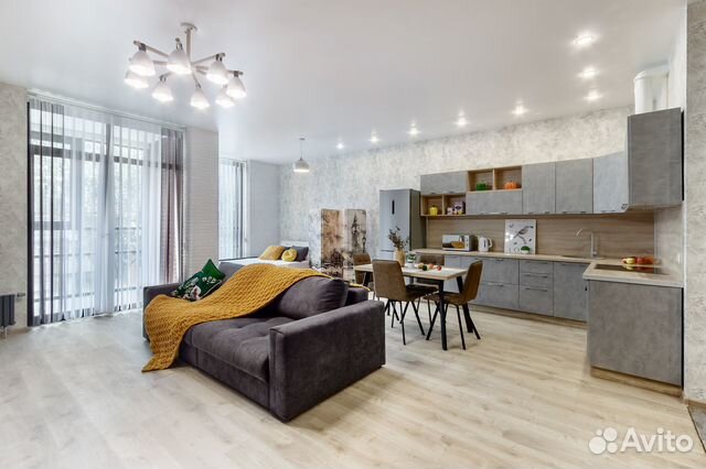 

Квартира-студия, 60 м², 2 кровати