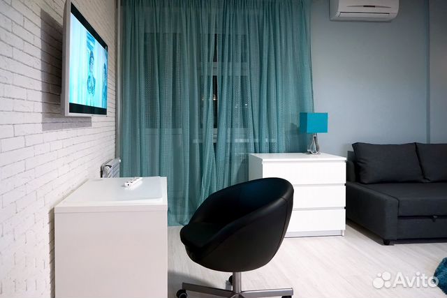 

Квартира-студия, 38 м², 2 кровати