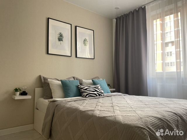 

1-к. квартира, 38 м², 3 кровати