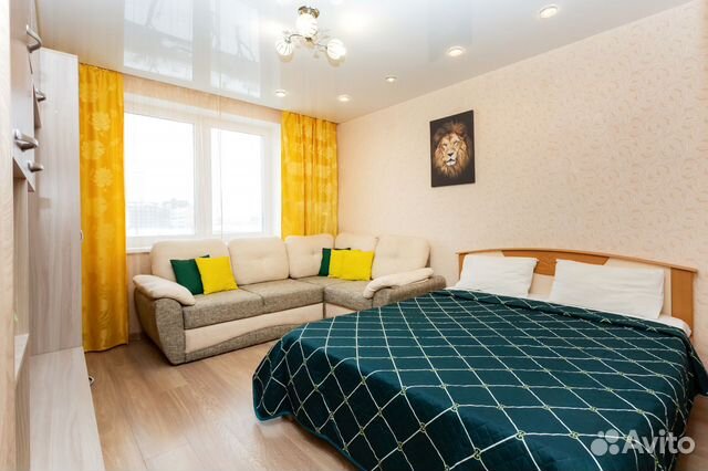 

1-к. квартира, 42 м², 2 кровати