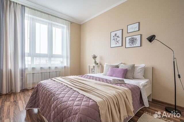 

1-к. квартира, 52 м², 3 кровати