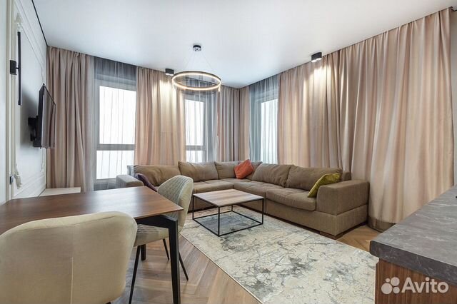 

1-к. квартира, 57 м², 2 кровати