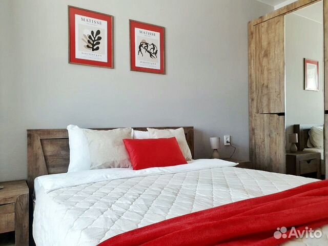 

1-к. квартира, 45 м², 2 кровати