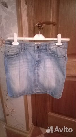 Юбка джинсовая HM