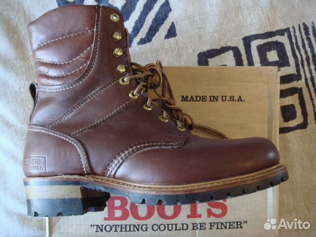 Ботинки Carolina Logger boots р 9.5 E Made in USA