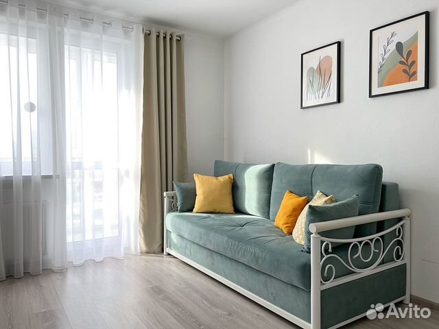 

1-к. квартира, 45 м², 2 кровати