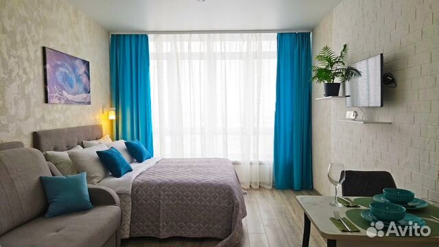 

Квартира-студия, 25 м², 2 кровати