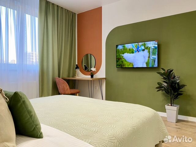 

1-к. квартира, 38 м², 2 кровати