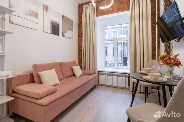 

Квартира-студия, 23 м², 2 кровати