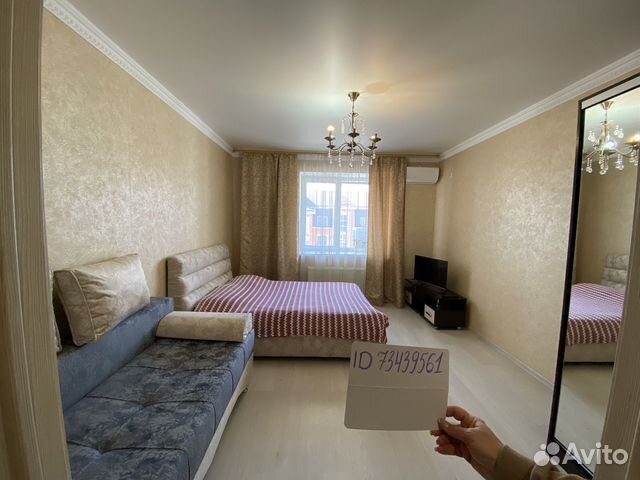

1-к. квартира, 40 м², 2 кровати