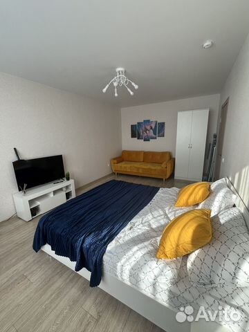 

1-к. квартира, 38 м², 2 кровати