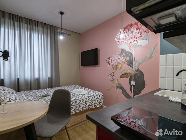 

Квартира-студия, 15 м², 1 кровать