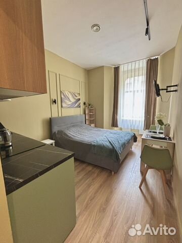 

Квартира-студия, 27 м², 2 кровати