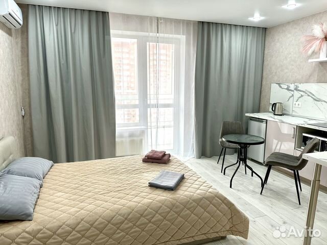 

Квартира-студия, 30 м², 1 кровать