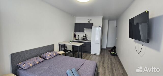 

Квартира-студия, 27 м², 2 кровати